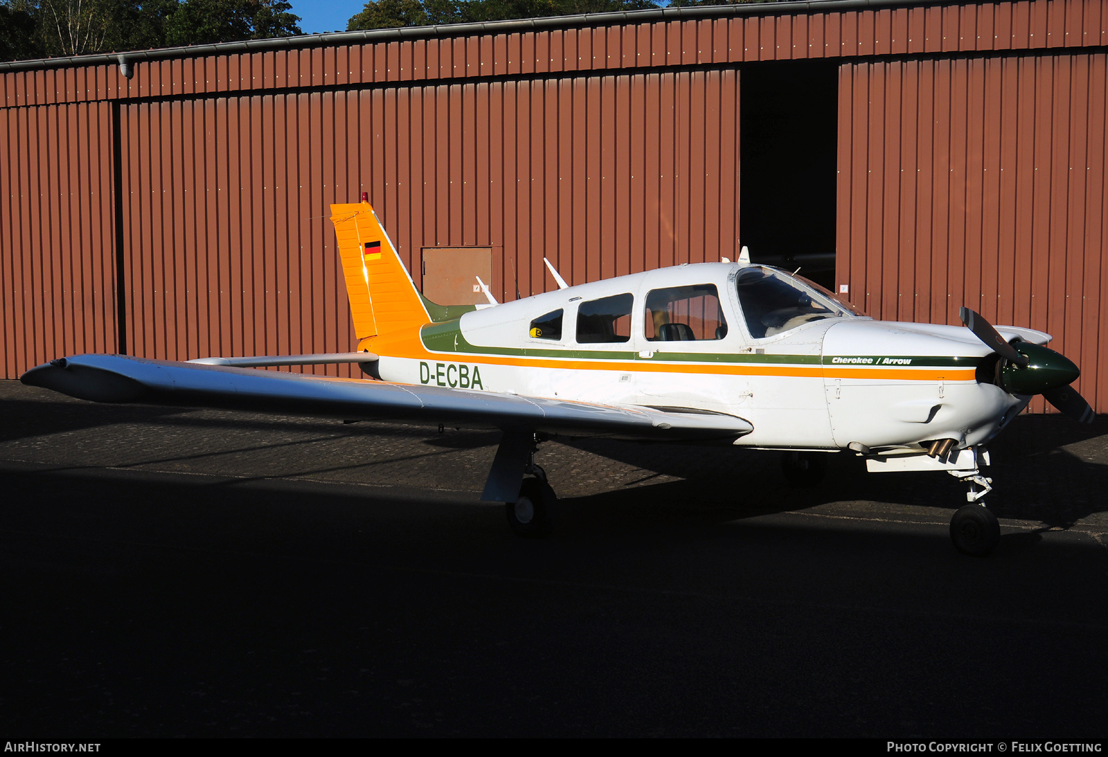 Aircraft Photo of D-ECBA | Piper PA-28R-200 Cherokee Arrow II | AirHistory.net #405681