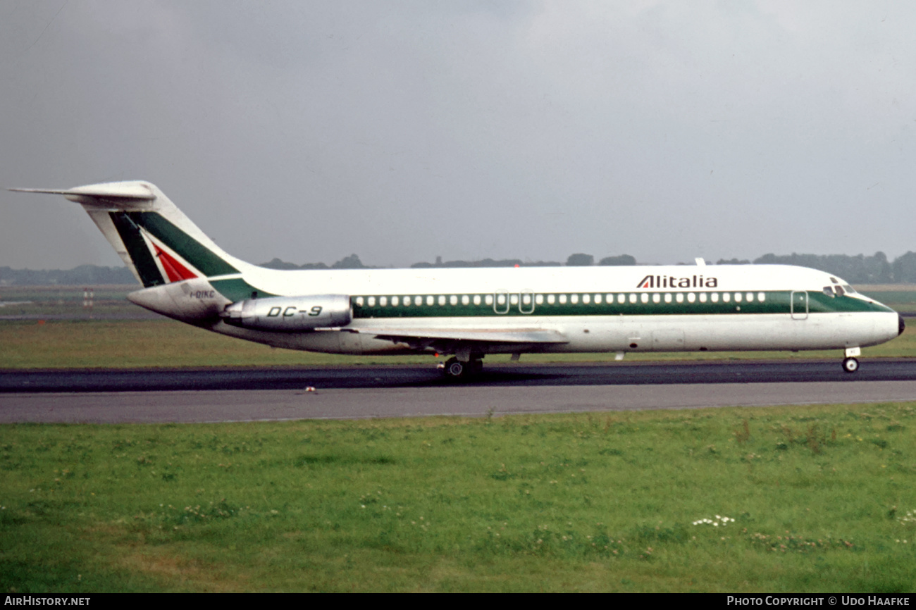 Aircraft Photo of I-DIKC | McDonnell Douglas DC-9-32 | Alitalia | AirHistory.net #405685