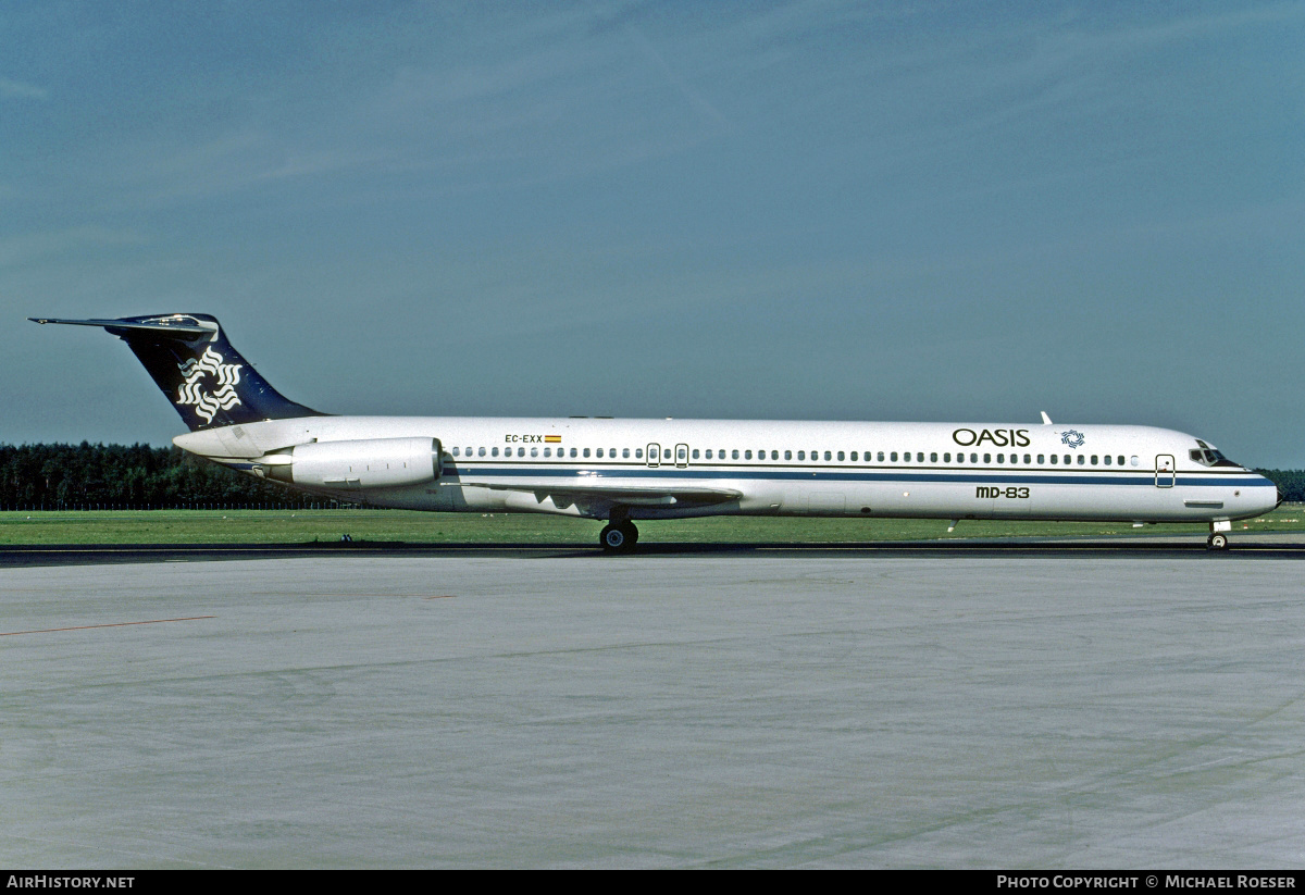 Aircraft Photo of EC-EXX | McDonnell Douglas MD-83 (DC-9-83) | Oasis International Airlines | AirHistory.net #405691