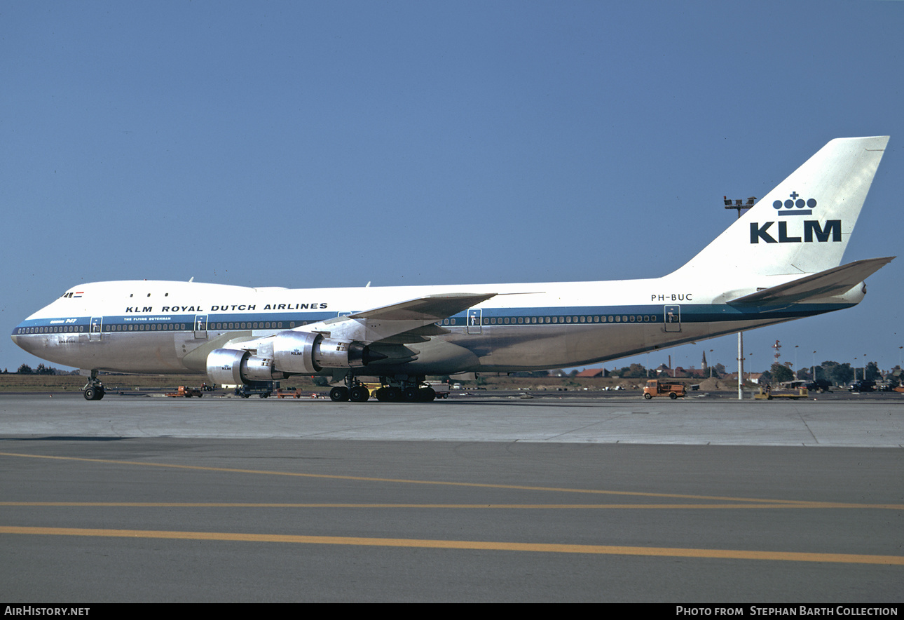 Aircraft Photo of PH-BUC | Boeing 747-206B | KLM - Royal Dutch Airlines | AirHistory.net #405725