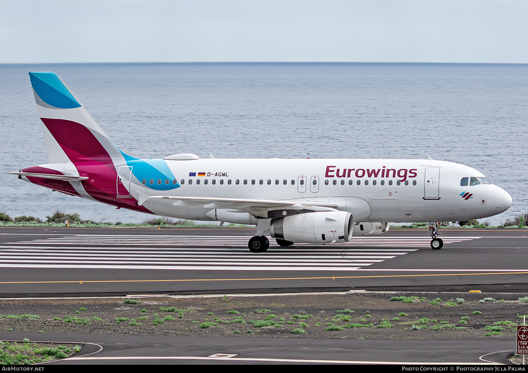 Aircraft Photo of D-AGWL | Airbus A319-132 | Eurowings | AirHistory.net #405732