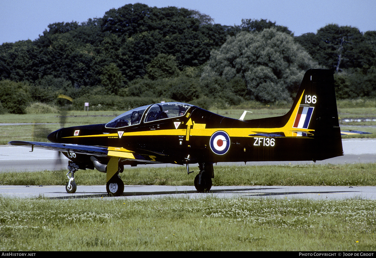 Aircraft Photo of ZF136 | Short S-312 Tucano T1 | UK - Air Force | AirHistory.net #405740