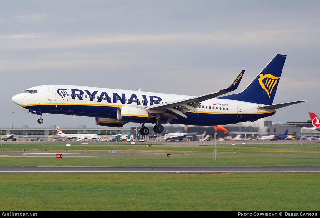 Aircraft Photo of SP-RKD | Boeing 737-8AS | Ryanair | AirHistory.net #405741