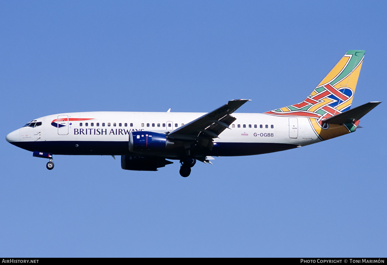 Aircraft Photo of G-OGBB | Boeing 737-34S | British Airways | AirHistory.net #405799