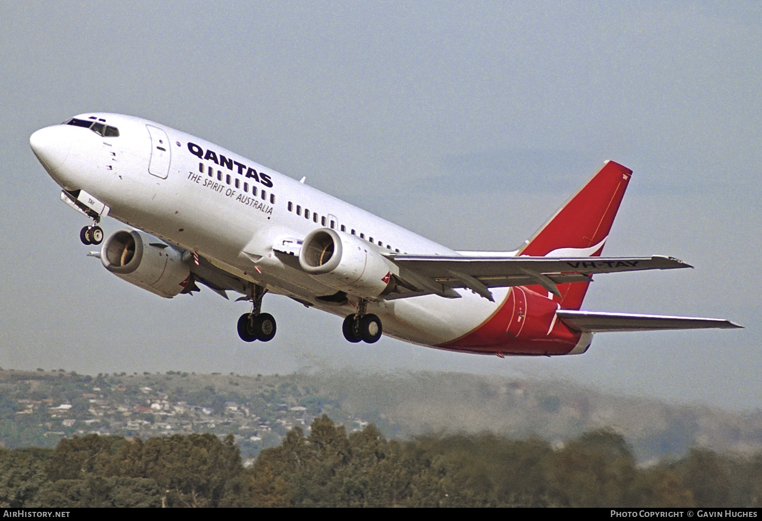 Aircraft Photo of VH-TAY | Boeing 737-376 | Qantas | AirHistory.net #405802