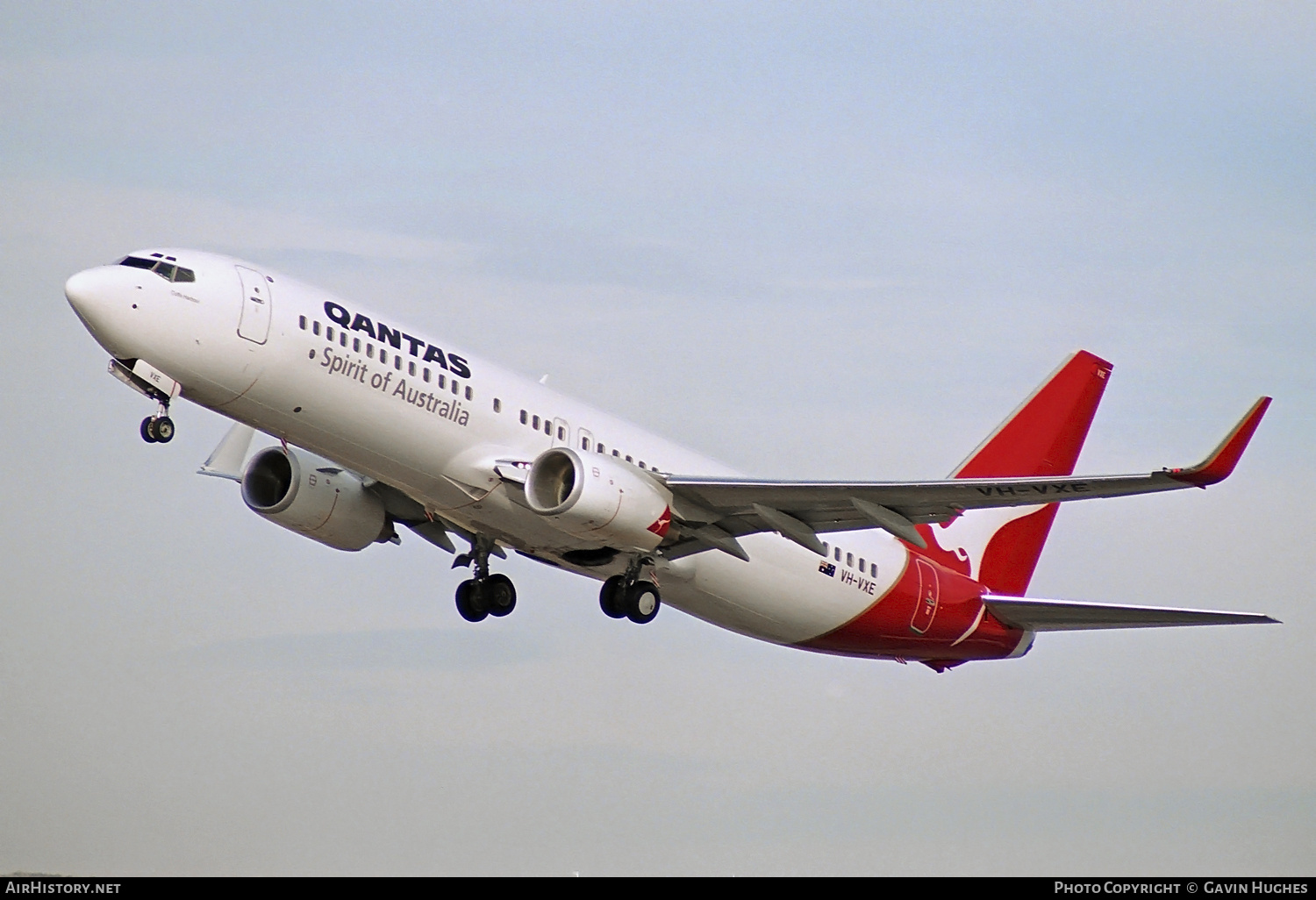 Aircraft Photo of VH-VXE | Boeing 737-838 | Qantas | AirHistory.net #405804