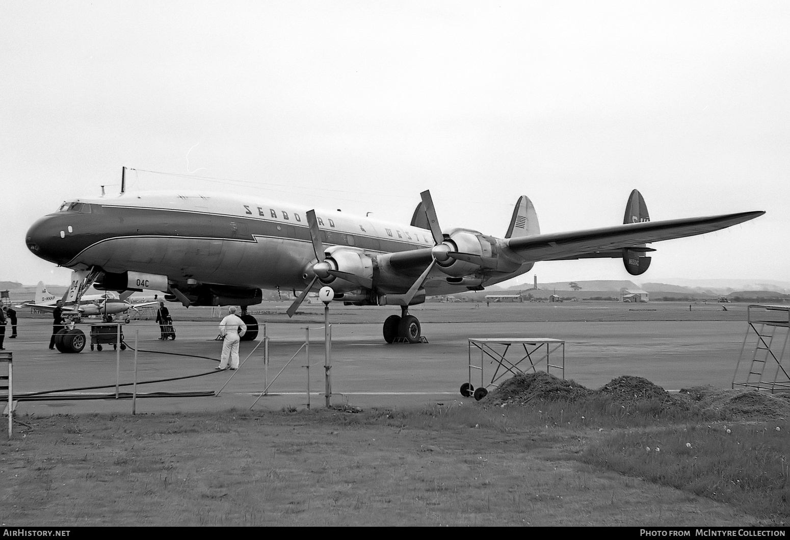 Aircraft Photo of N6504C | Lockheed L-1049H Super Constellation | Seaboard & Western Airlines | AirHistory.net #405809