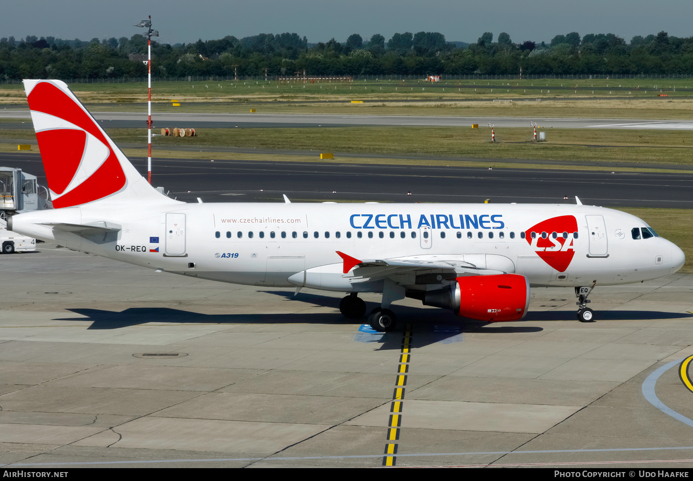 Aircraft Photo of OK-REQ | Airbus A319-112 | ČSA - Czech Airlines | AirHistory.net #405839