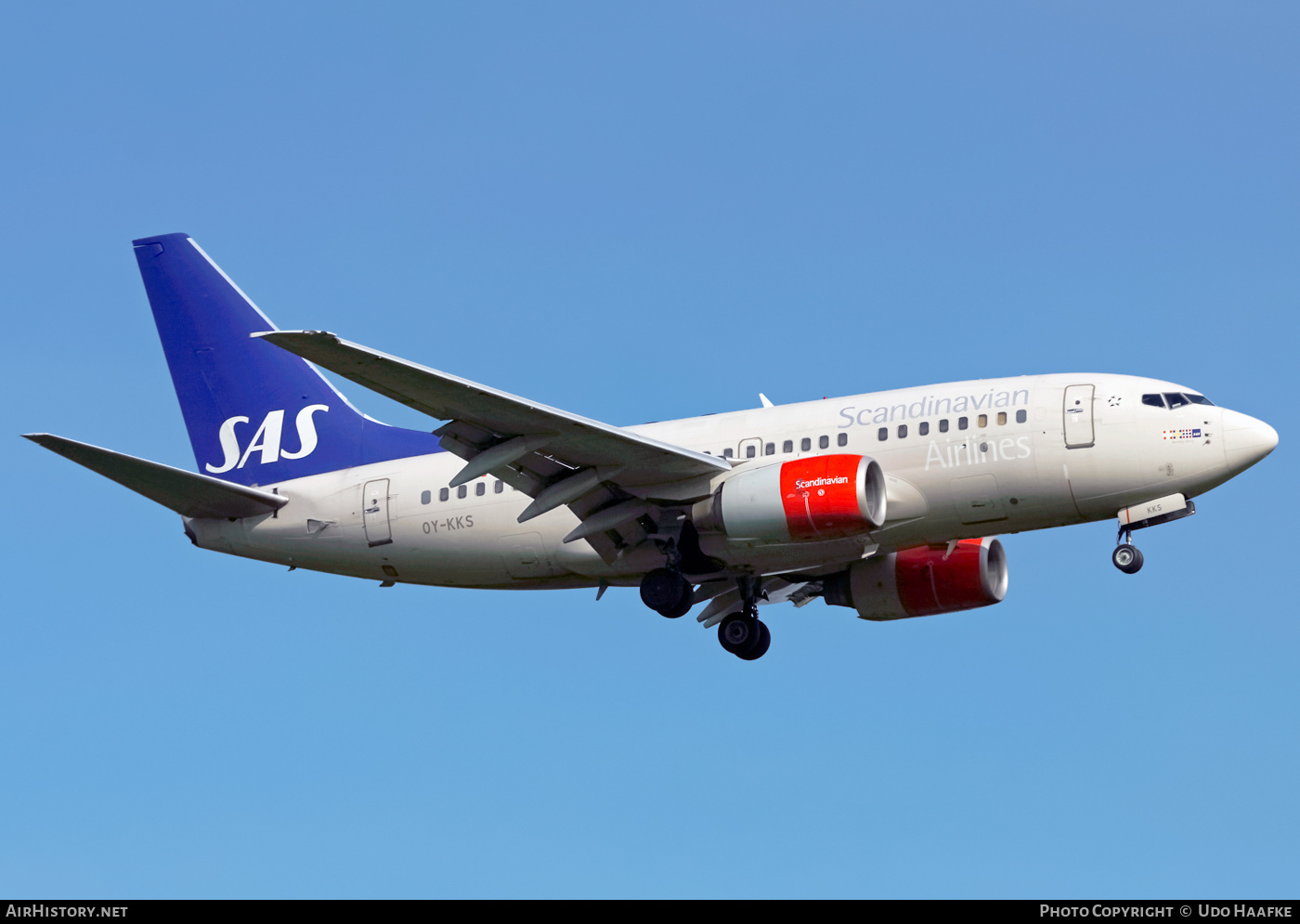 Aircraft Photo of OY-KKS | Boeing 737-683 | Scandinavian Airlines - SAS | AirHistory.net #405848