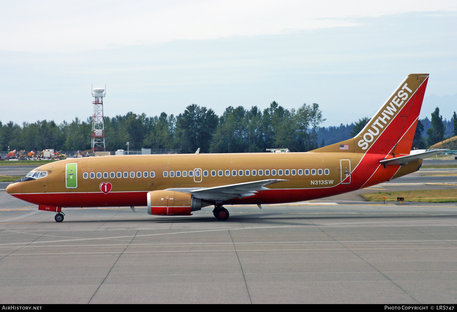 Aircraft Photo of N313SW | Boeing 737-3H4 | Southwest Airlines | AirHistory.net #405875