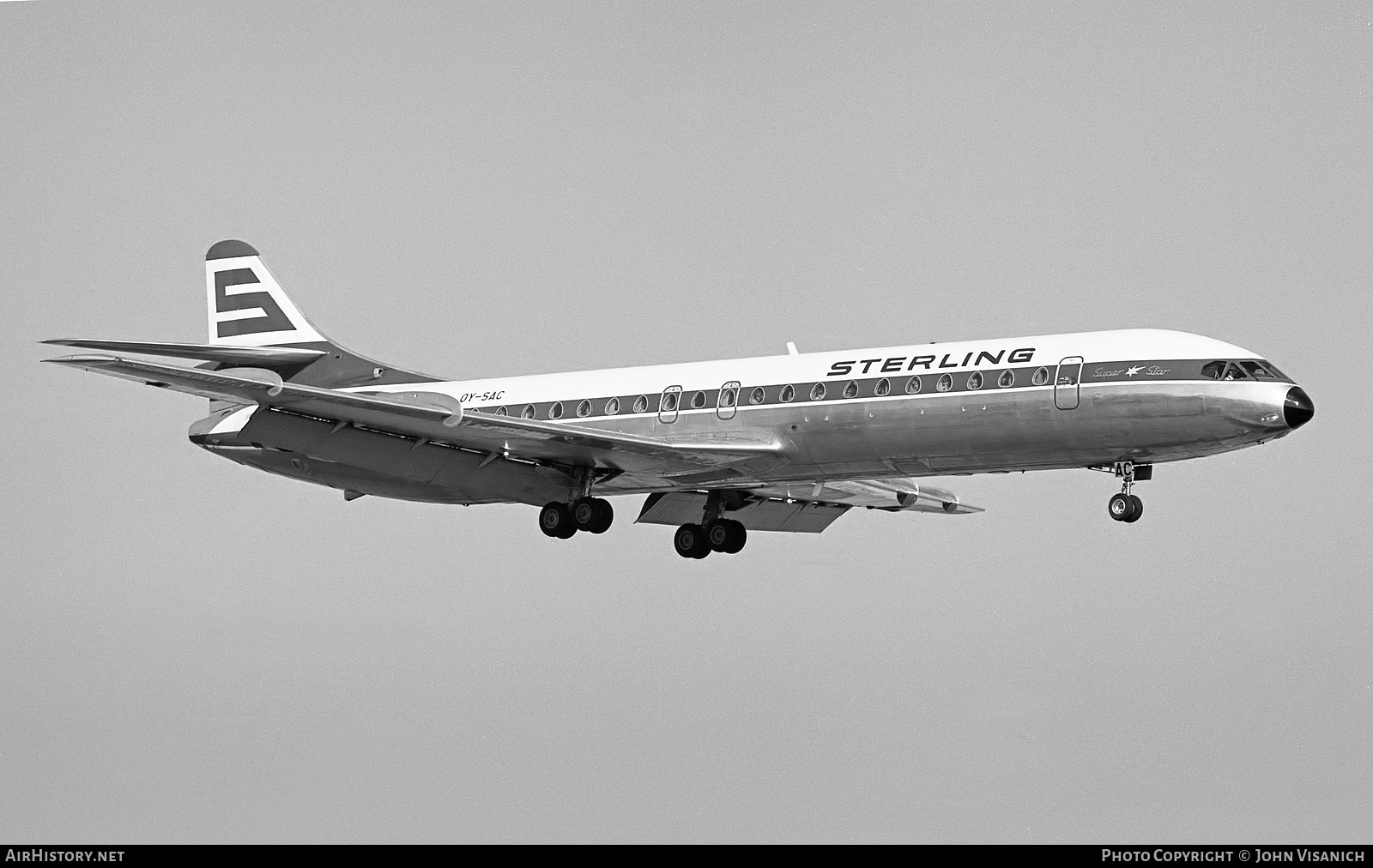 Aircraft Photo of OY-SAC | Aerospatiale SE-210 Caravelle 12 | Sterling Airways | AirHistory.net #405890