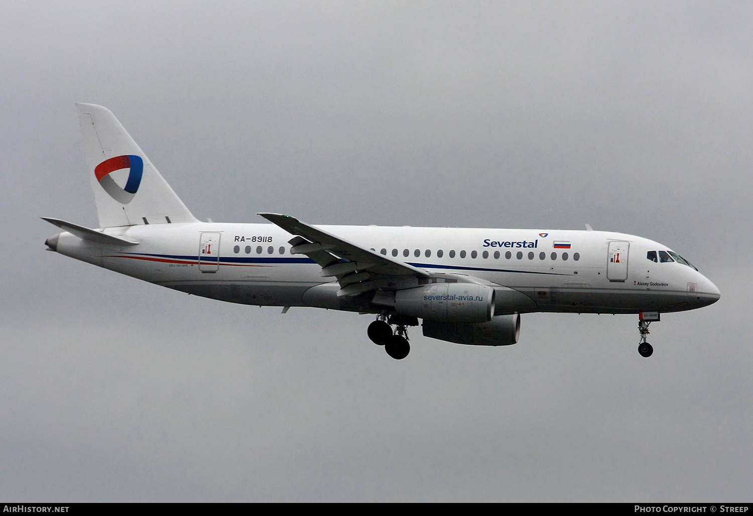 Aircraft Photo of RA-89118 | Sukhoi SSJ-100-95B Superjet 100 (RRJ-95B) | Severstal Avia | AirHistory.net #405893