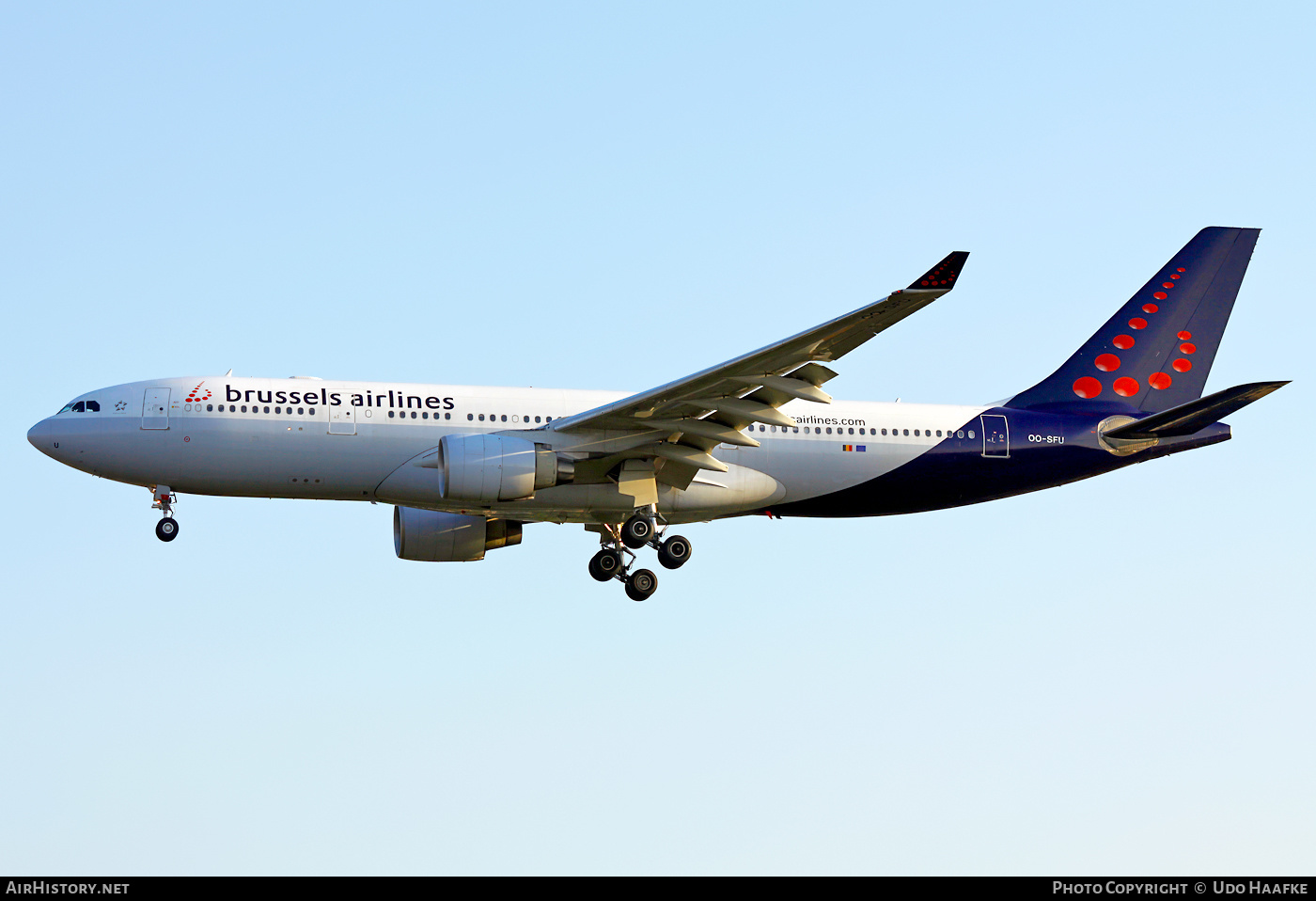 Aircraft Photo of OO-SFU | Airbus A330-223 | Brussels Airlines | AirHistory.net #405918