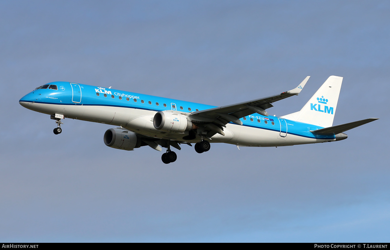 Aircraft Photo of PH-EZU | Embraer 190STD (ERJ-190-100STD) | KLM Cityhopper | AirHistory.net #405930