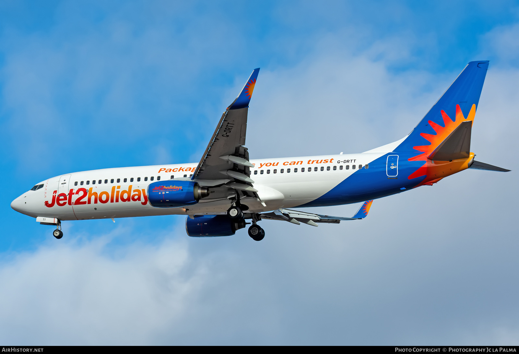 Aircraft Photo of G-DRTT | Boeing 737-8Q8 | Jet2 Holidays | AirHistory.net #405939