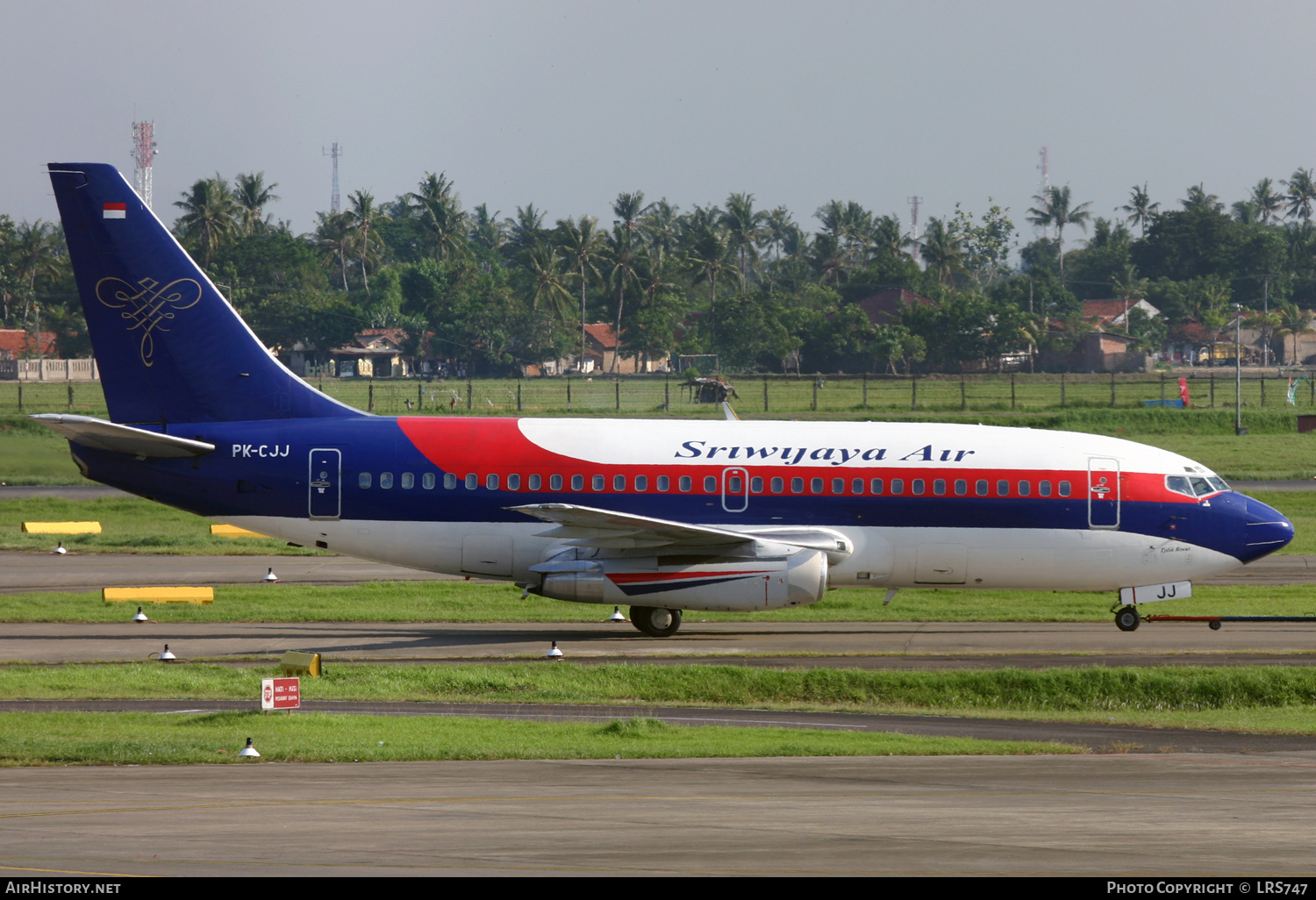 Aircraft Photo of PK-CJJ | Boeing 737-2B7/Adv | Sriwijaya Air | AirHistory.net #405965