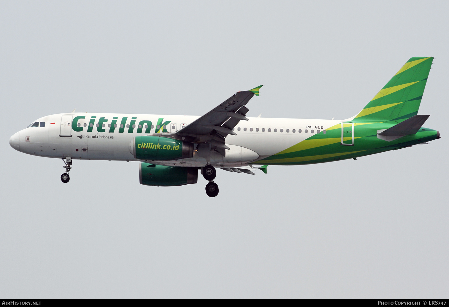 Aircraft Photo of PK-GLE | Airbus A320-232 | Citilink | AirHistory.net #405980