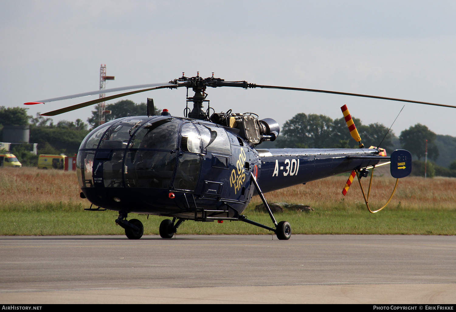 Aircraft Photo of A-301 | Sud SA-316B Alouette III | Netherlands - Air Force | AirHistory.net #405989