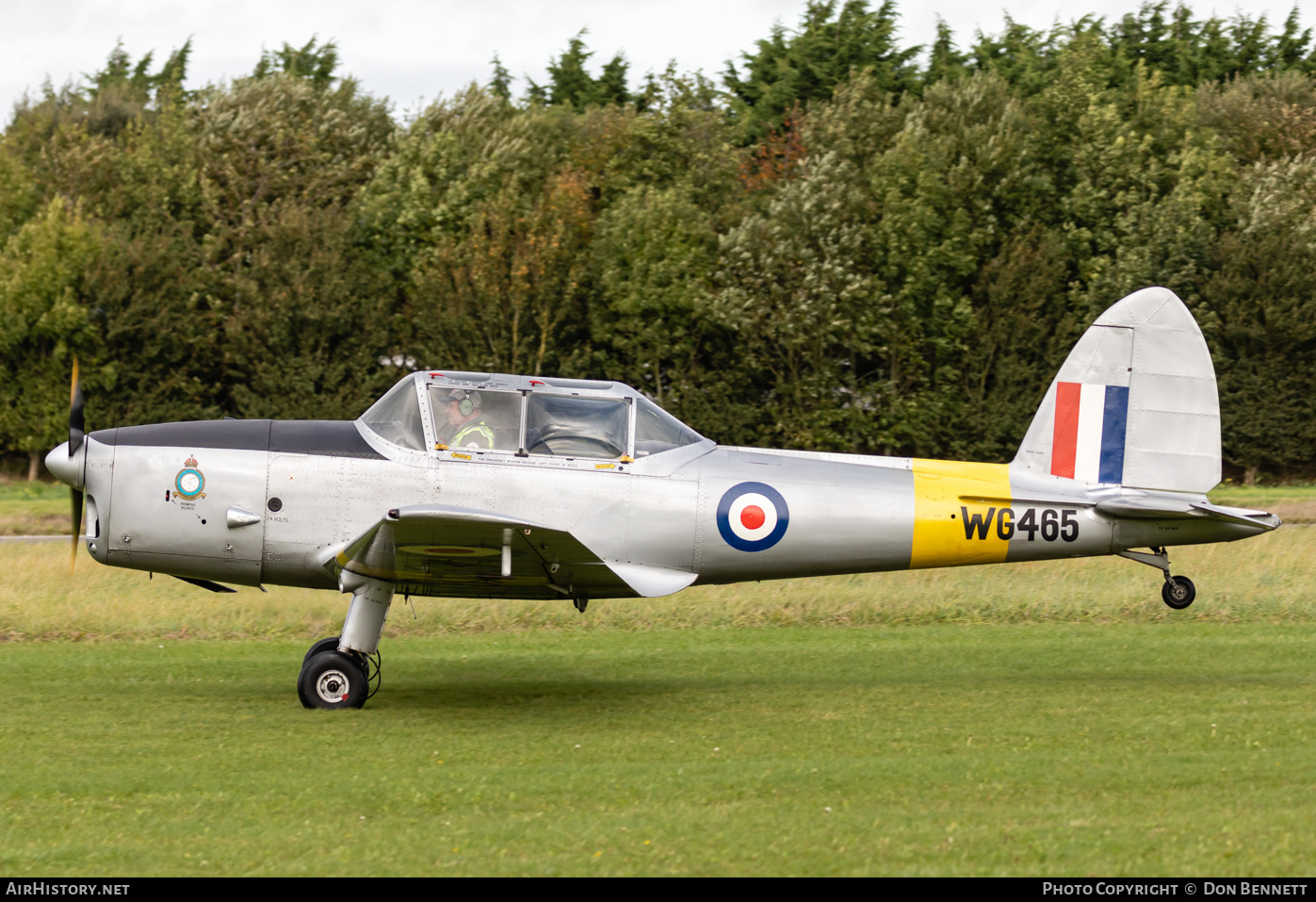 Aircraft Photo of G-BCEY / WG465 | De Havilland DHC-1 Chipmunk Mk22 | UK - Air Force | AirHistory.net #405992