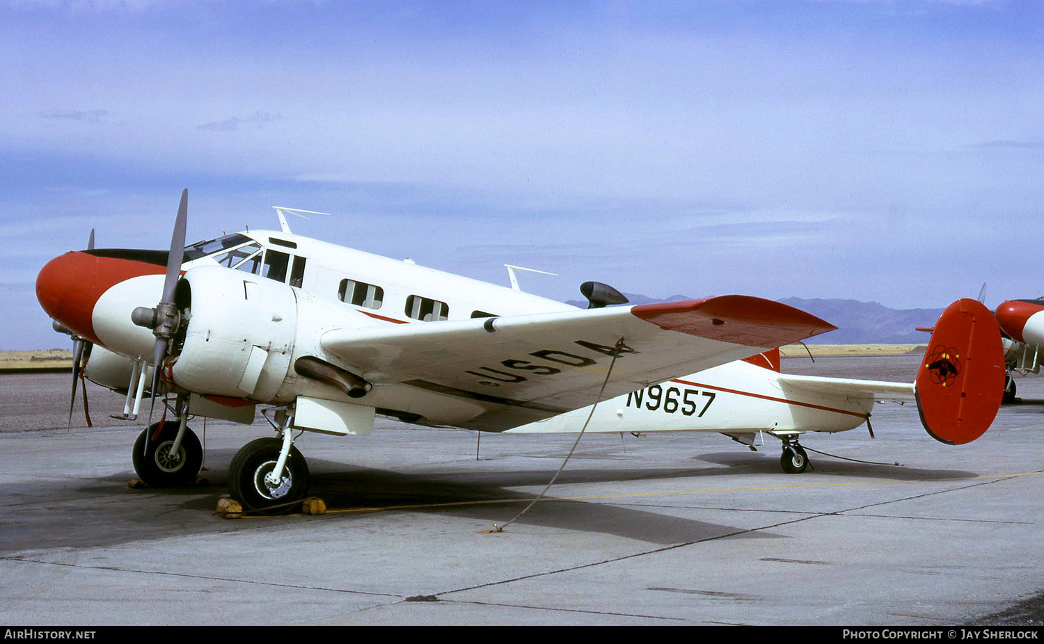Aircraft Photo of N9657 | Beech UC-45J Expeditor | US Department of Agriculture | AirHistory.net #405995
