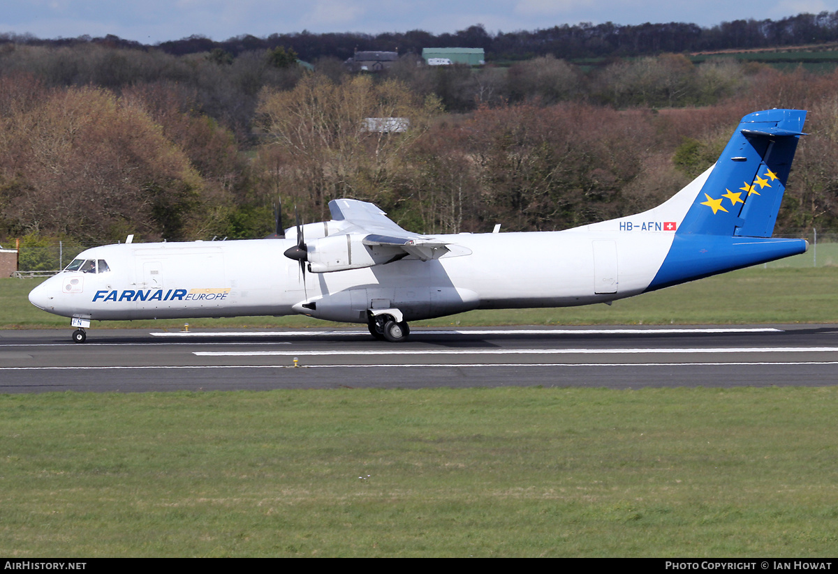 Aircraft Photo of HB-AFN | ATR ATR-72-201/F | Farnair Europe | AirHistory.net #406003