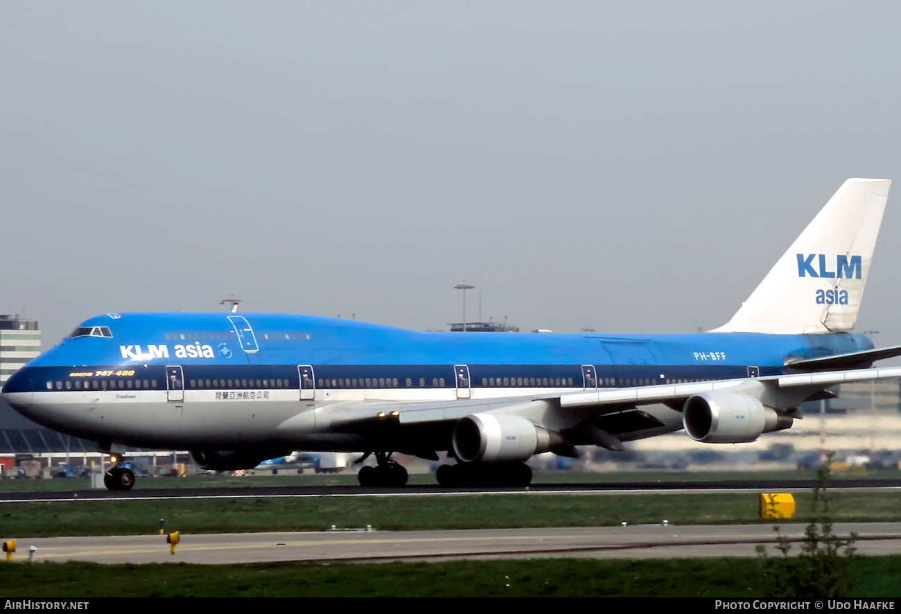 Aircraft Photo of PH-BFF | Boeing 747-406M | KLM Asia | AirHistory.net #406007