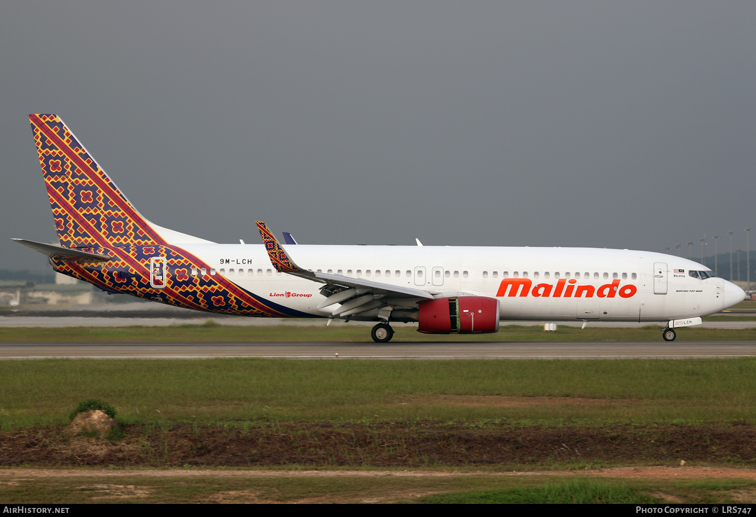 Aircraft Photo of 9M-LCH | Boeing 737-8GP | Malindo Air | AirHistory.net #406024