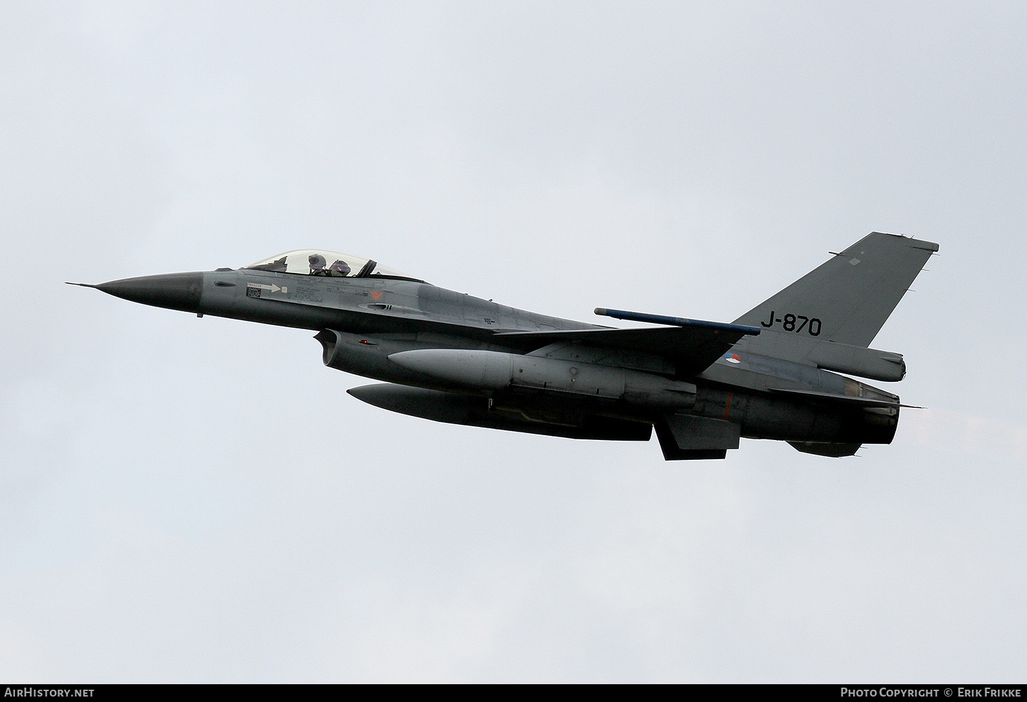 Aircraft Photo of J-870 | General Dynamics F-16AM Fighting Falcon | Netherlands - Air Force | AirHistory.net #406042
