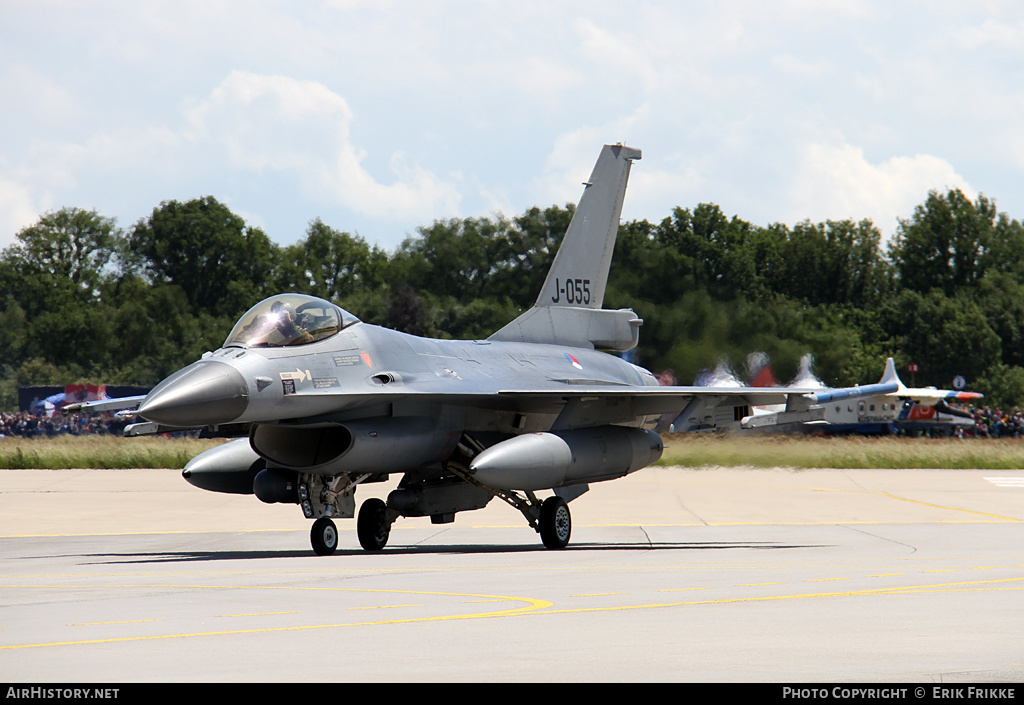 Aircraft Photo of J-055 | General Dynamics F-16AM Fighting Falcon | Netherlands - Air Force | AirHistory.net #406059