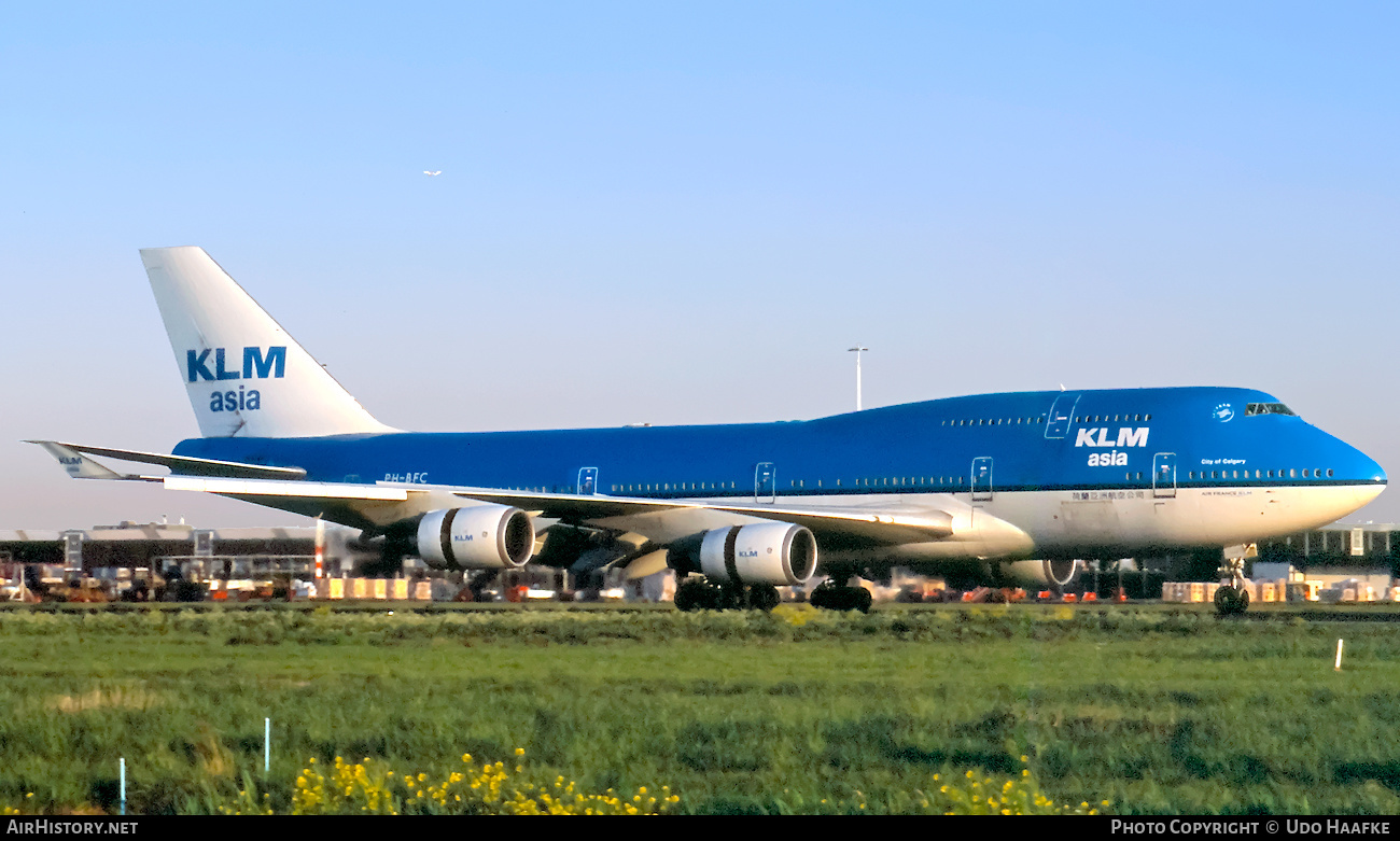 Aircraft Photo of PH-BFC | Boeing 747-406M | KLM Asia | AirHistory.net #406066