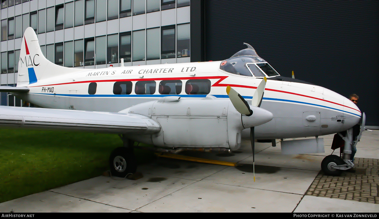 Aircraft Photo of PH-MAD | De Havilland D.H. 104 Devon C20 | Martin's Air Charter - MAC | AirHistory.net #406140