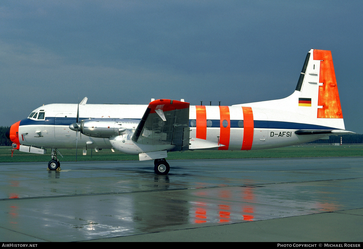 Aircraft Photo of D-AFSI | Hawker Siddeley HS-748 Srs2/244 | BFS - Bundesanstalt für Flugsicherung | AirHistory.net #406147