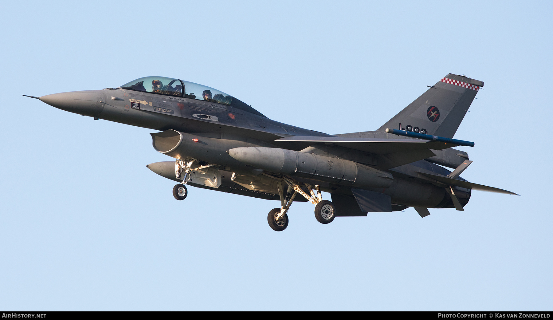 Aircraft Photo of J-882 | General Dynamics F-16BM Fighting Falcon | Netherlands - Air Force | AirHistory.net #406180
