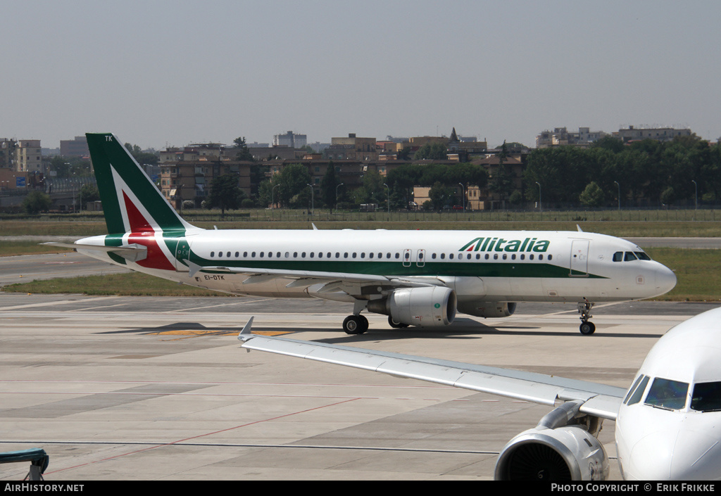 Aircraft Photo of EI-DTK | Airbus A320-216 | Alitalia | AirHistory.net #406194