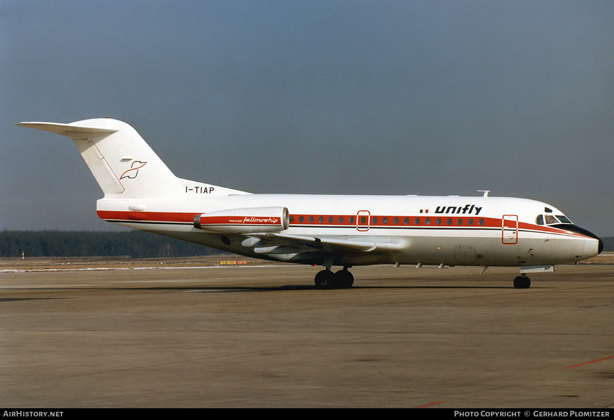 Aircraft Photo of I-TIAP | Fokker F28-1000 Fellowship | Unifly | AirHistory.net #406212