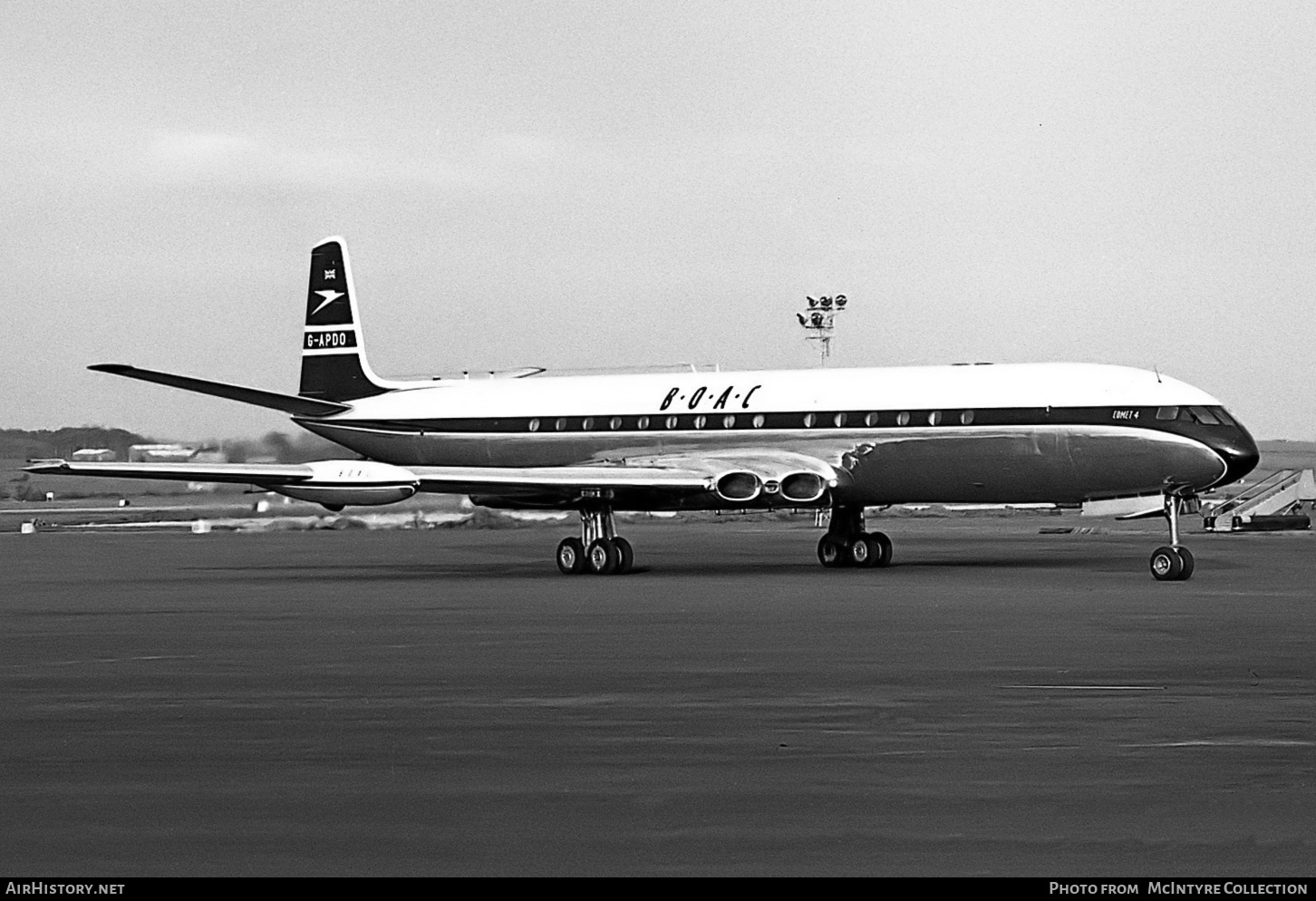 Aircraft Photo of G-APDO | De Havilland D.H. 106 Comet 4 | BOAC - British Overseas Airways Corporation | AirHistory.net #406244