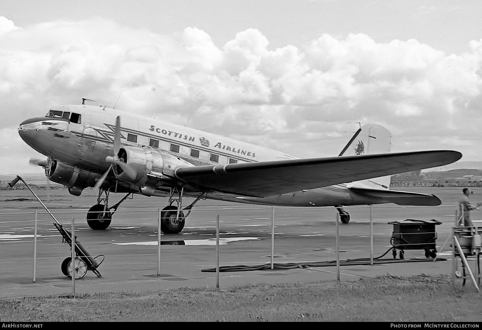 Aircraft Photo of G-AMPP | Douglas C-47B Dakota Mk.4 | Scottish Airlines | AirHistory.net #406248
