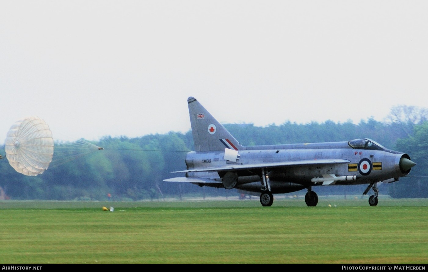 Aircraft Photo of XM139 | English Electric Lightning F1 | UK - Air Force | AirHistory.net #406266