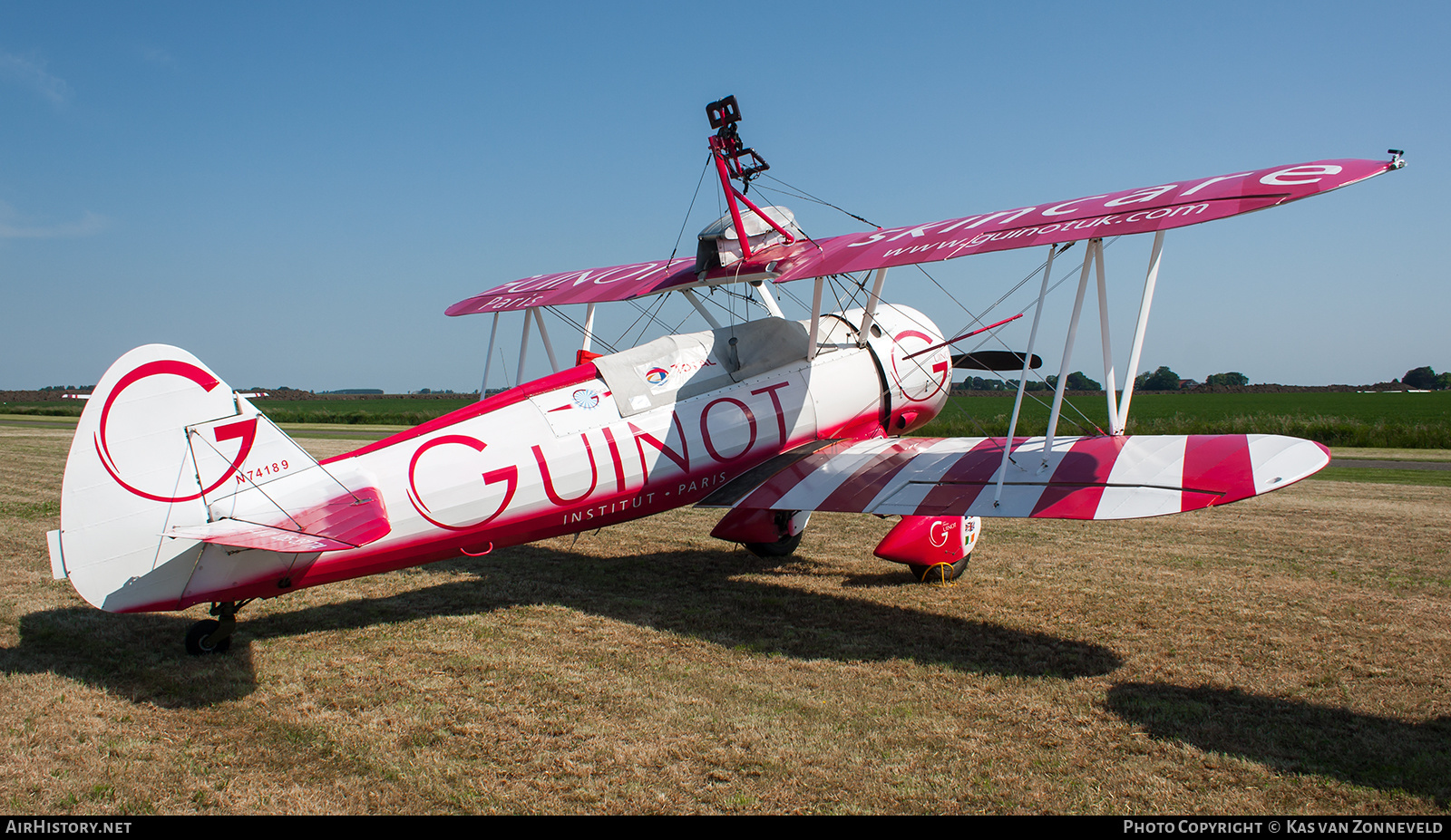 Aircraft Photo of N74189 | Stearman PT-17/R985 Kaydet (A75N1) | AirHistory.net #406283