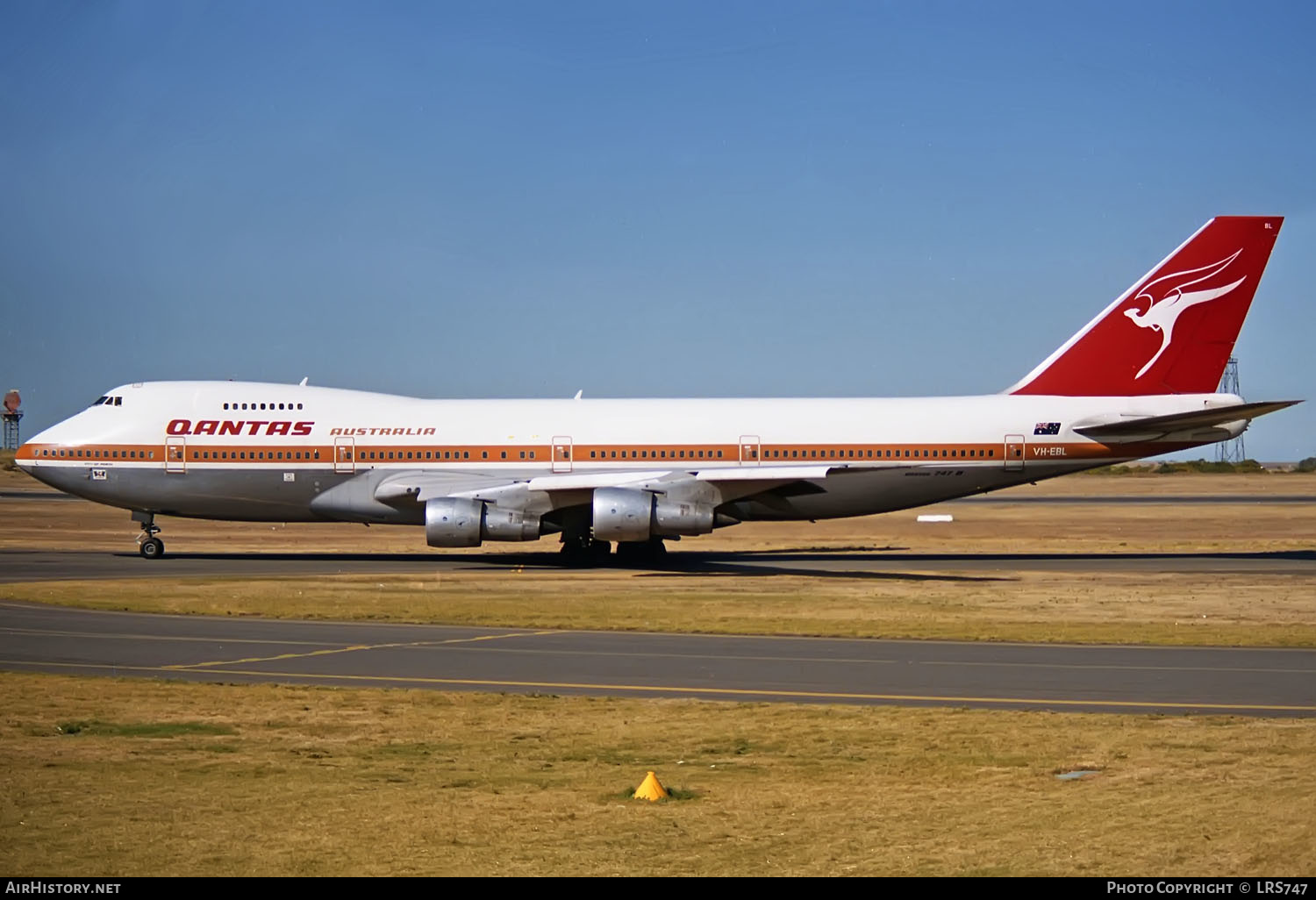 Aircraft Photo of VH-EBL | Boeing 747-238B | Qantas | AirHistory.net #406295