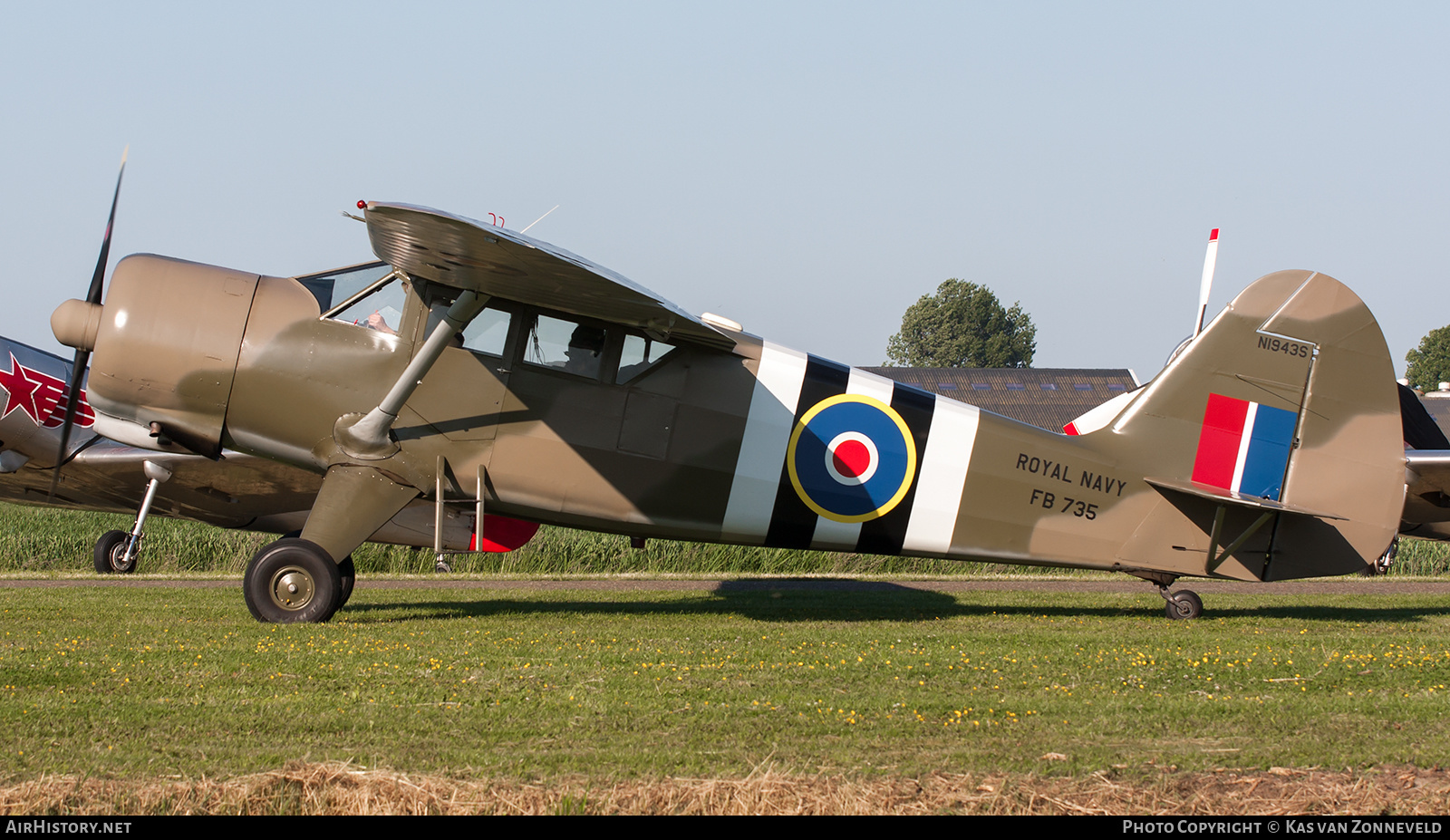 Aircraft Photo of N1943S / FB735 | Stinson AT-19 Reliant (V-77) | UK - Navy | AirHistory.net #406301