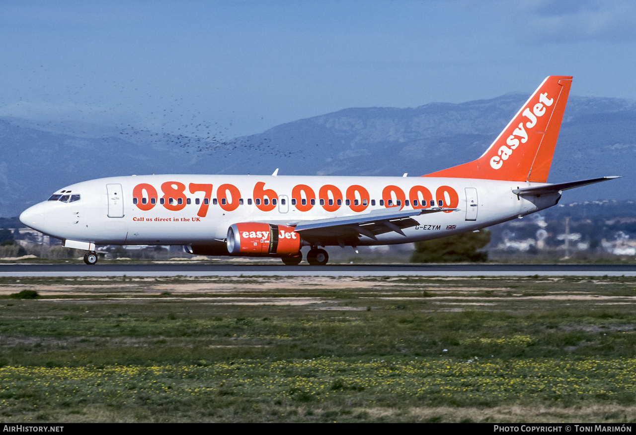 Aircraft Photo of G-EZYM | Boeing 737-33V | EasyJet | AirHistory.net #406305