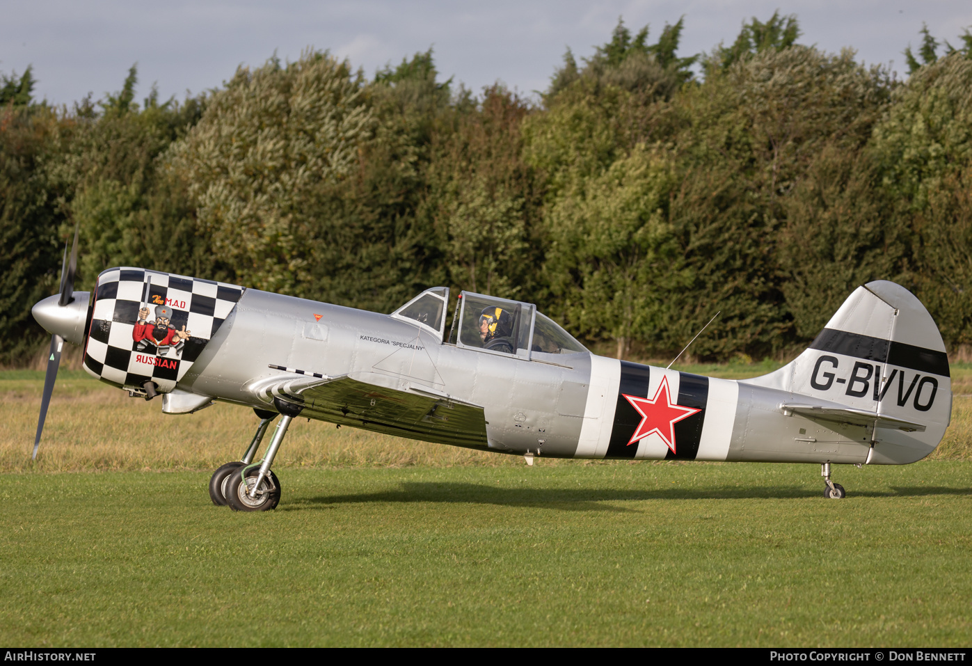 Aircraft Photo of G-BVVO | Yakovlev Yak-50 | Soviet Union - Air Force | AirHistory.net #406328