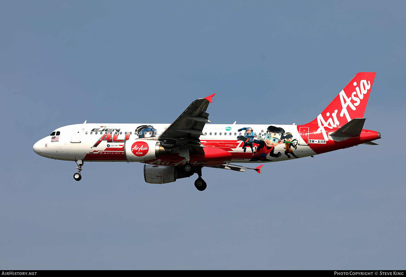 Aircraft Photo of 9M-AHR | Airbus A320-216 | AirAsia | AirHistory.net #406333