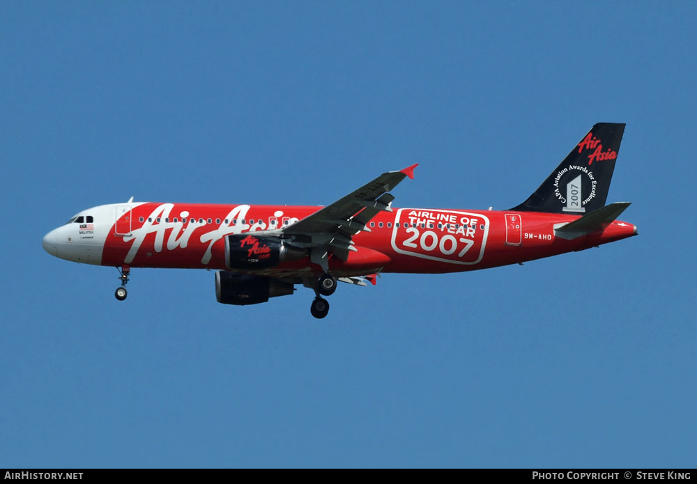 Aircraft Photo of 9M-AHO | Airbus A320-216 | AirAsia | AirHistory.net #406335