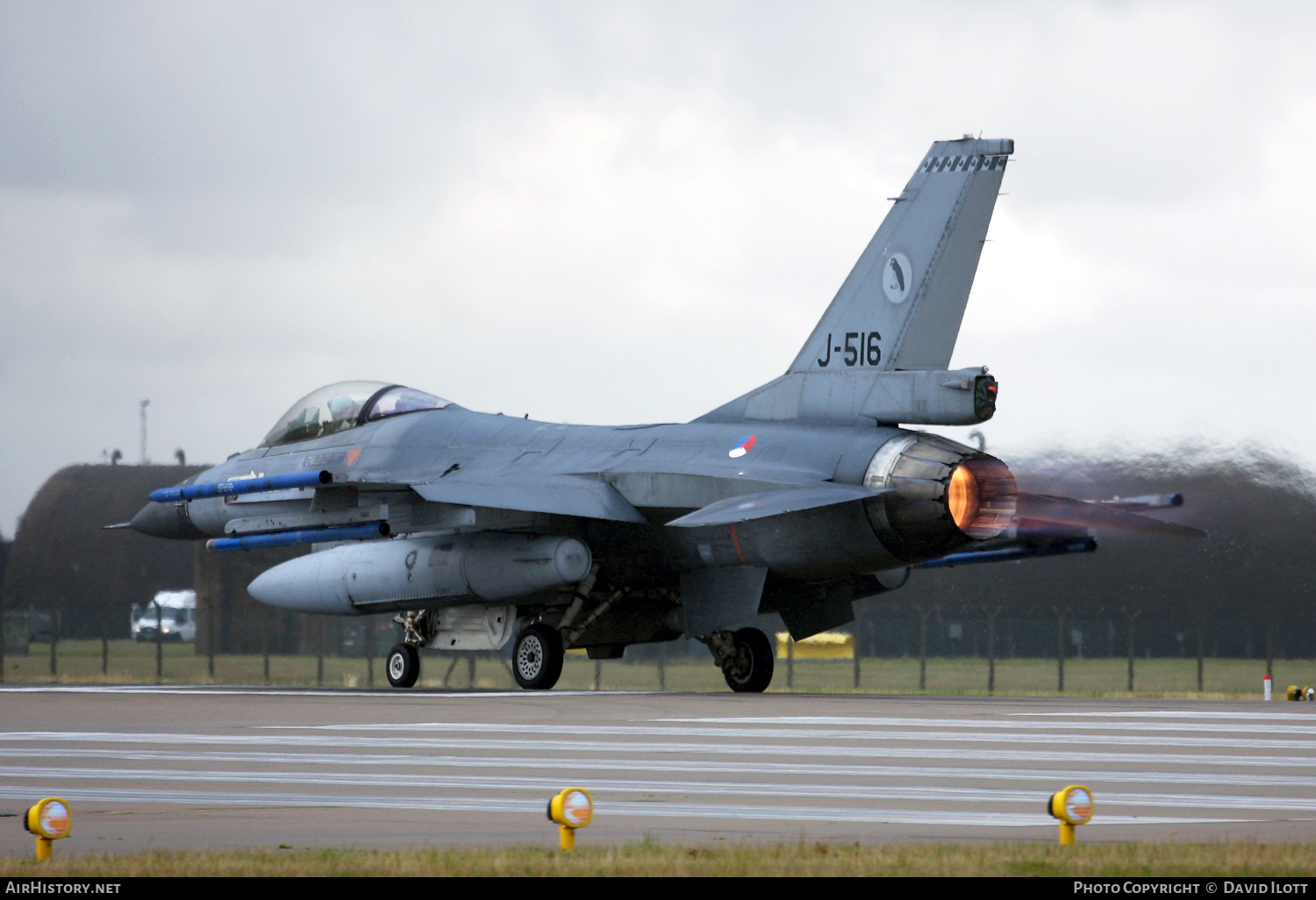 Aircraft Photo of J-516 | General Dynamics F-16AM Fighting Falcon | Netherlands - Air Force | AirHistory.net #406350