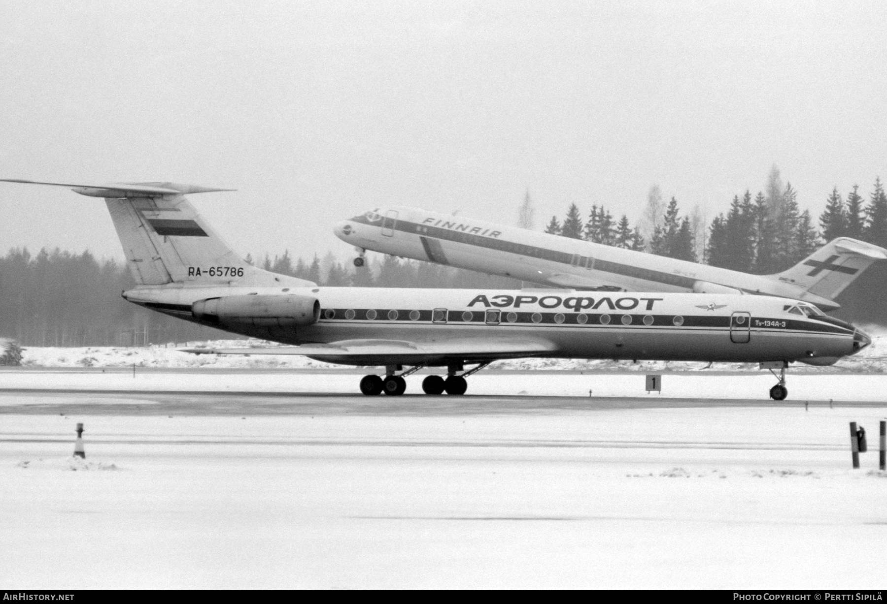 Aircraft Photo of RA-65786 | Tupolev Tu-134A-3 | Aeroflot | AirHistory.net #406358