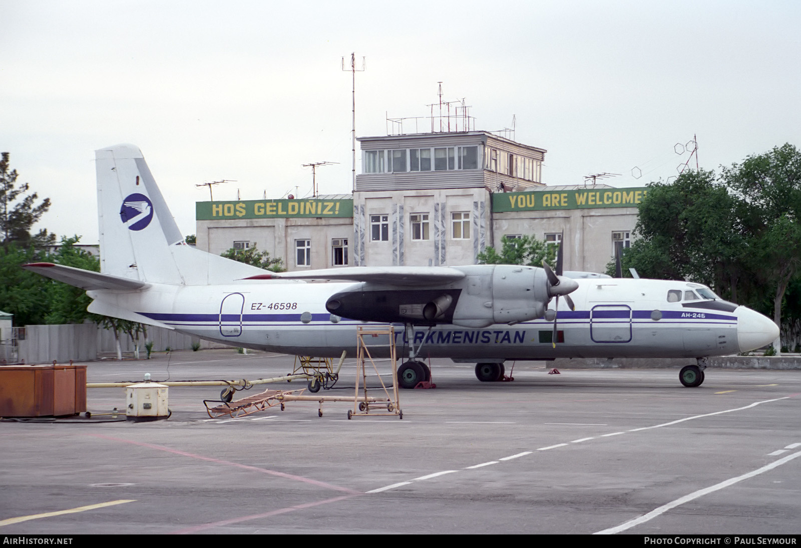 Aircraft Photo of EZ-46598 | Antonov An-24B | Turkmenistan Airlines | AirHistory.net #406363