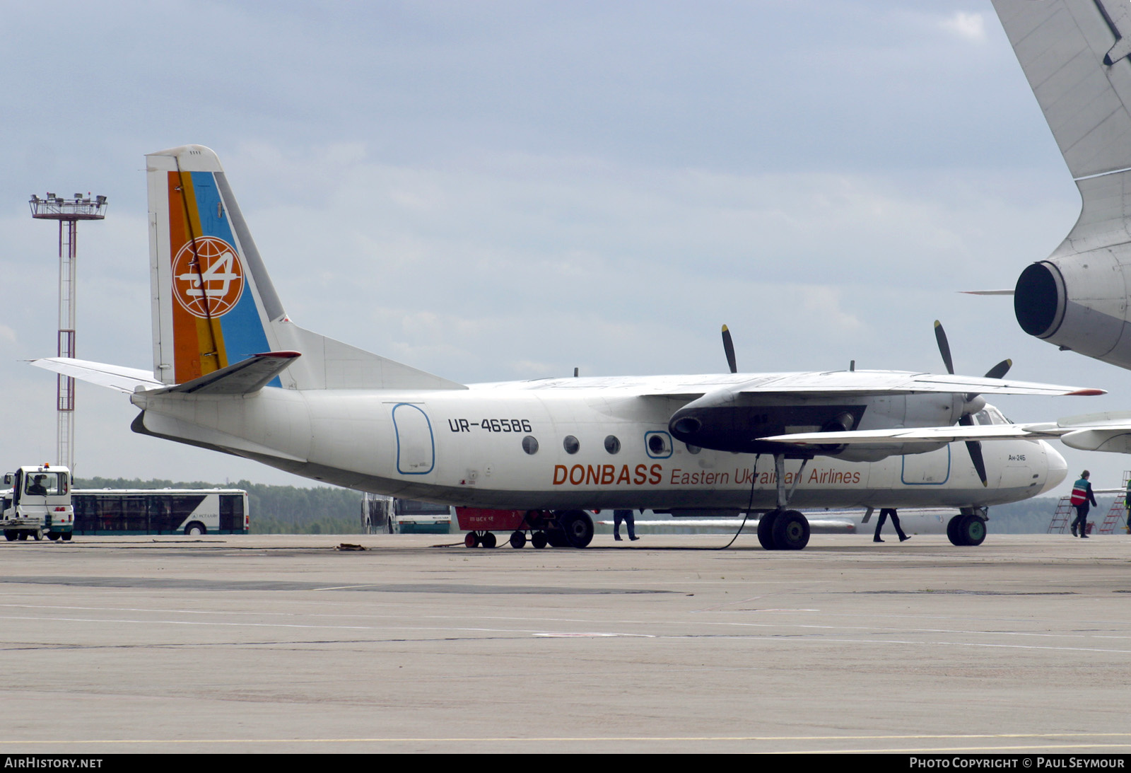 Aircraft Photo of UR-46586 | Antonov An-24B | Donbass - Eastern Ukrainian Airlines | AirHistory.net #406430