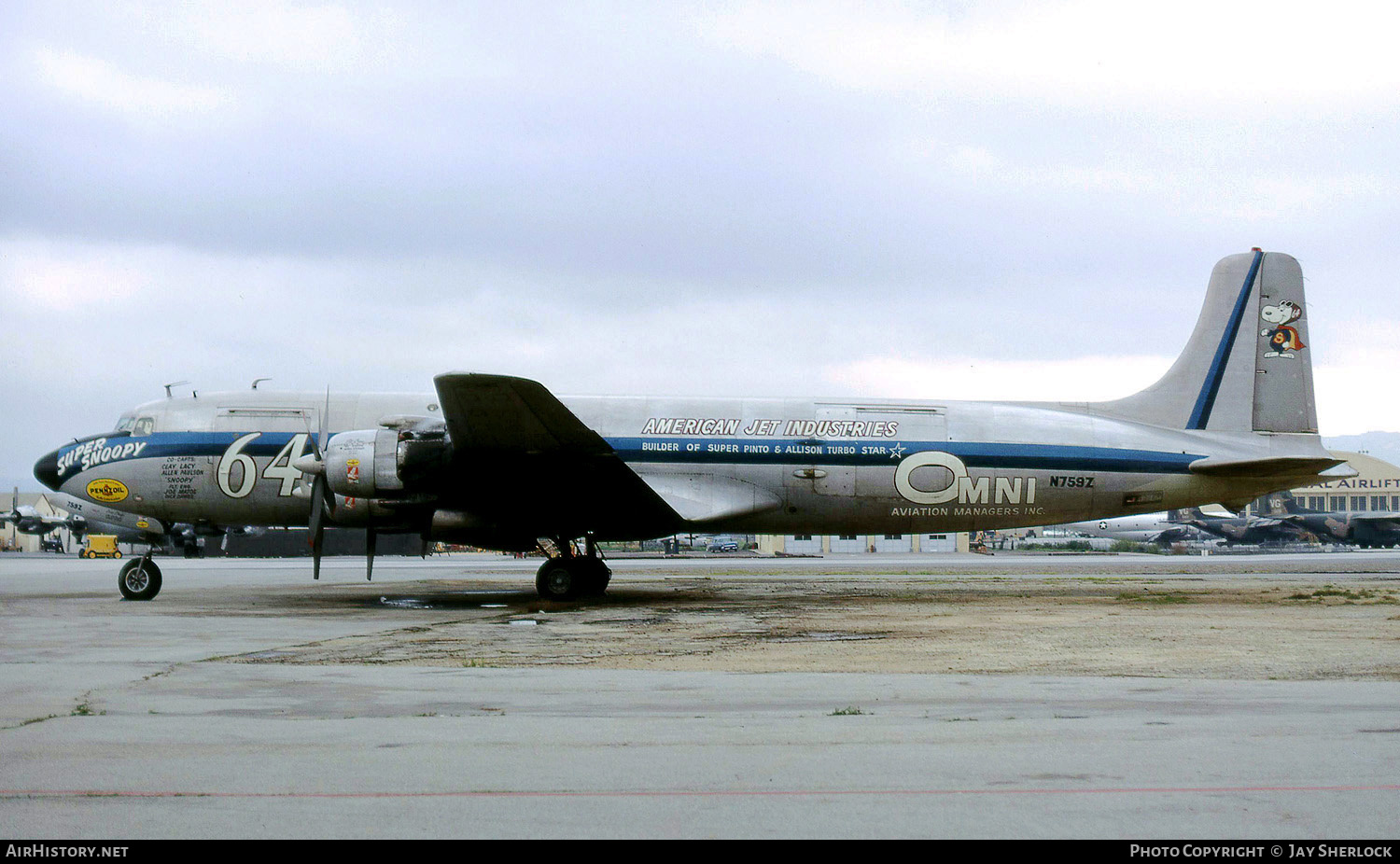 Aircraft Photo of N759Z | Douglas DC-7B(F) | AirHistory.net #406437